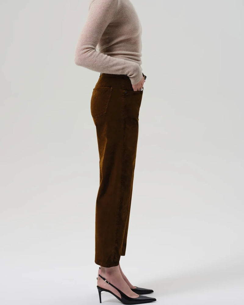 Citizens of Humanity Delfina Straight in Golden Velvet