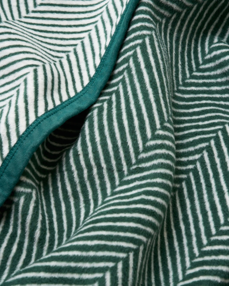 Chappy Wrap Harborview Herringbone Evergreen Blanket