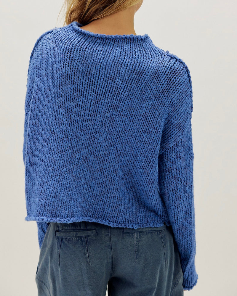 Free People Opal Sweater in Periwinkle Blue – Monelle Vermont