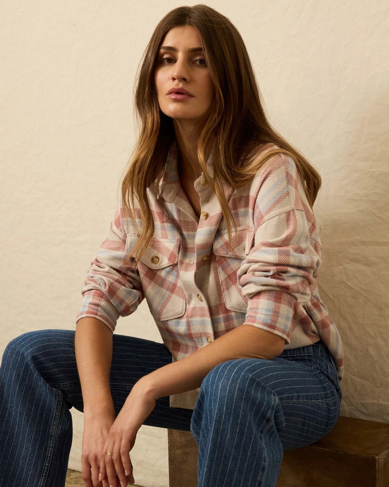 Faherty Legend Sweater in Lakeside Plaid