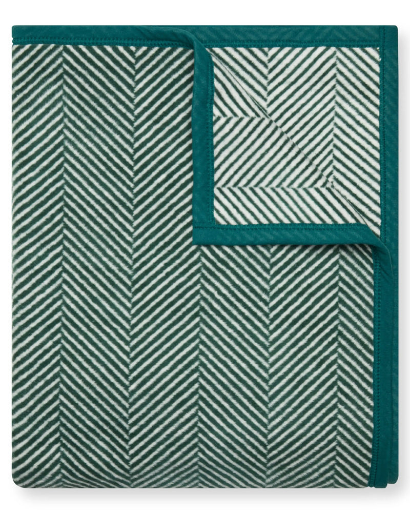 Chappy Wrap Harborview Herringbone Evergreen Blanket