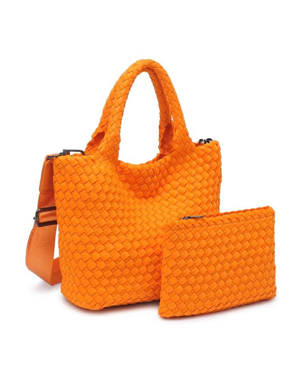 Sol and Selene Sky's The Limit Small Woven Neoprene Tote