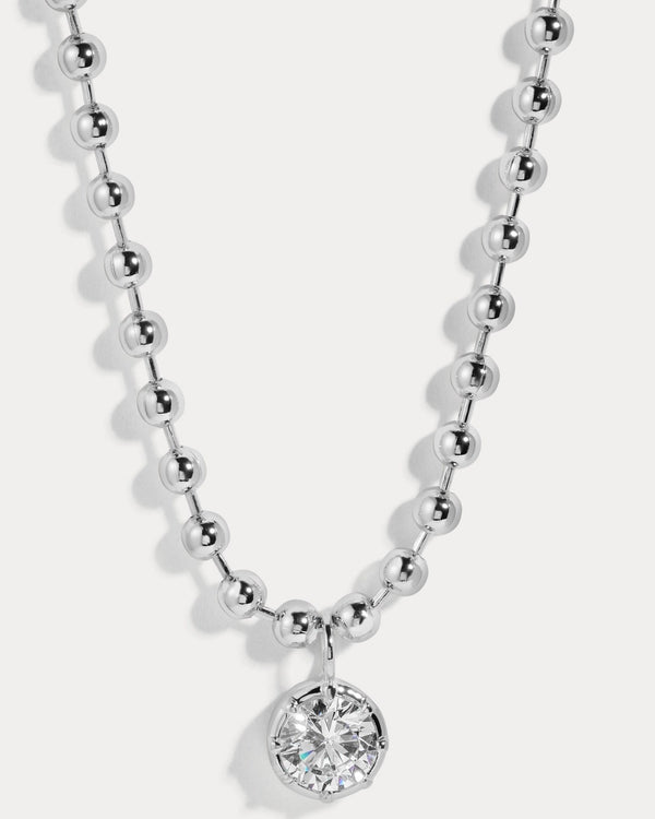Cleo Ball Chain - Silver
