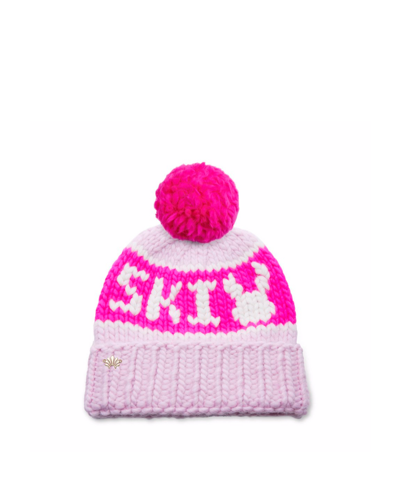 Lele Sadoughi The Ski Bunny Beanie - Neon Blush