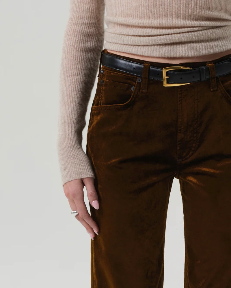 Citizens of Humanity Delfina Straight in Golden Velvet