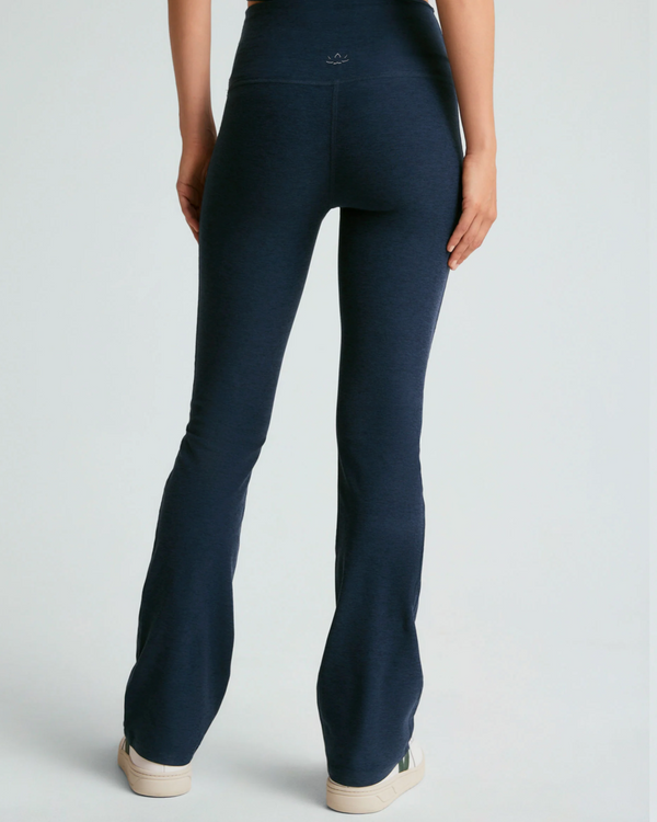 Beyond Yoga Practice Bootcut Pant in Nocturnal Navy
