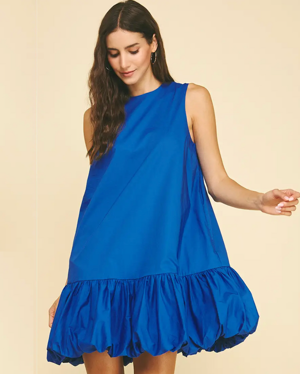 Bubble Hem Cocktail Dress