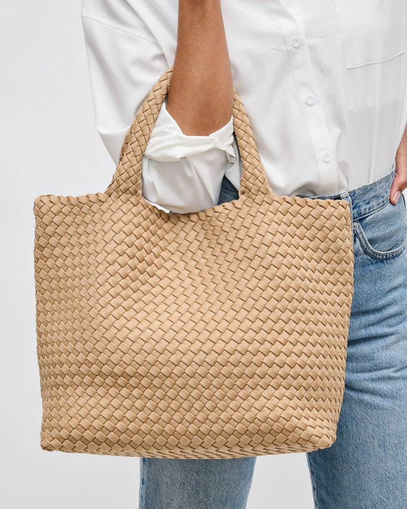 Sol and Selene Sky's The Limit Medium Woven Neoprene Tote