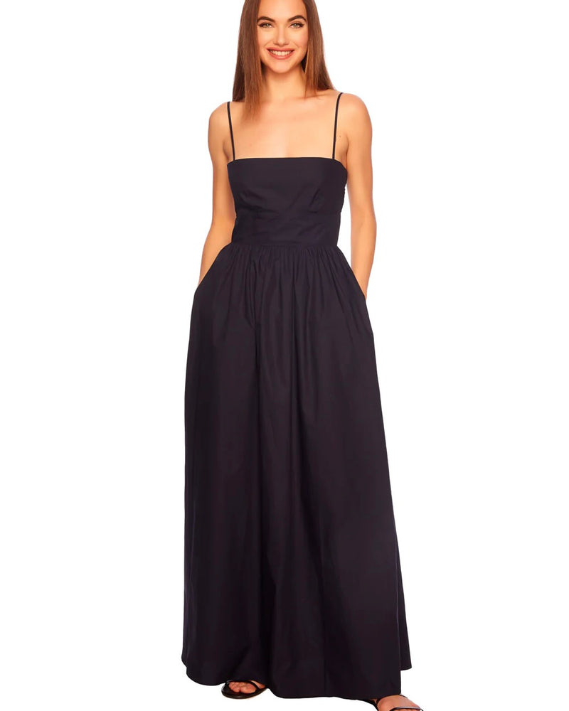 Susana Monaco Poplin Open Back Dress