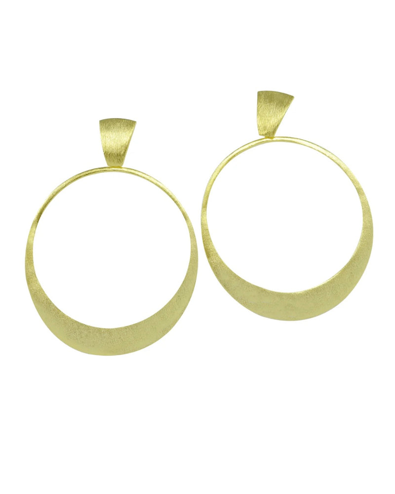 Betty Carre St. Bart's Gold Plated Hoops