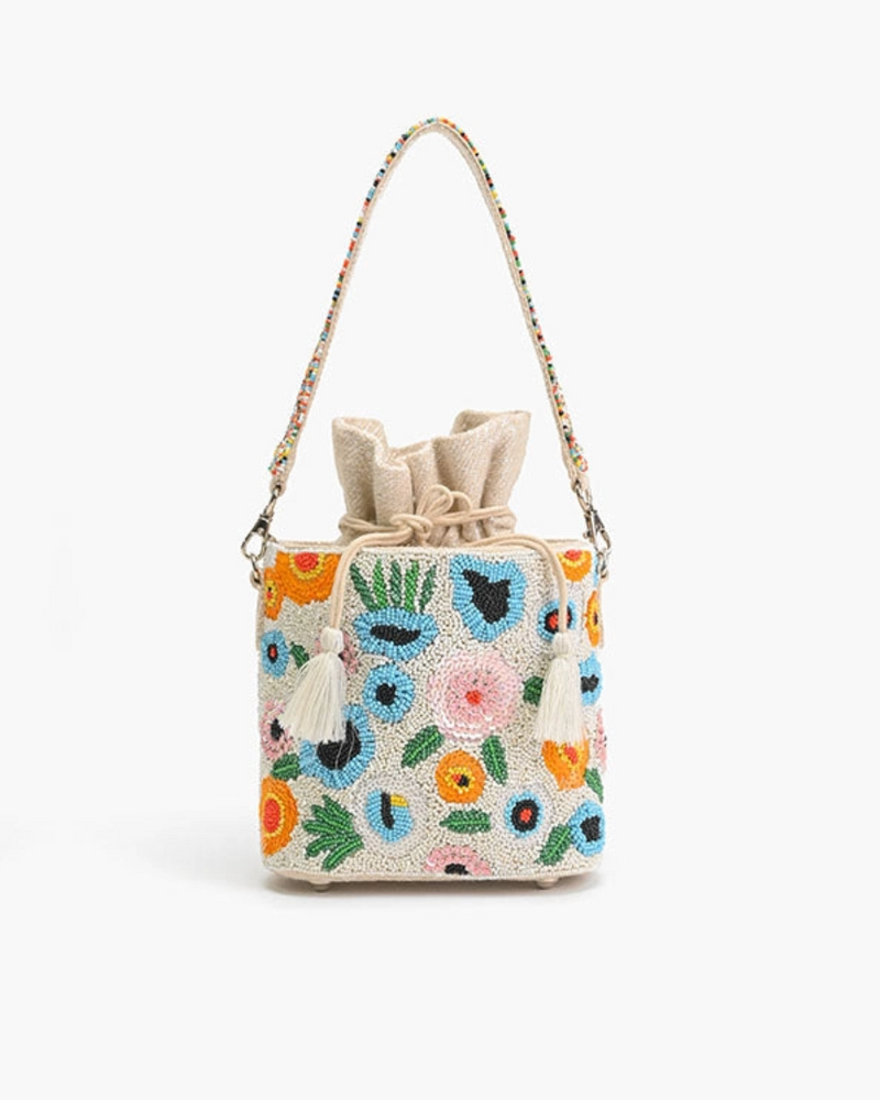 Floral Paradise Bucket Bag