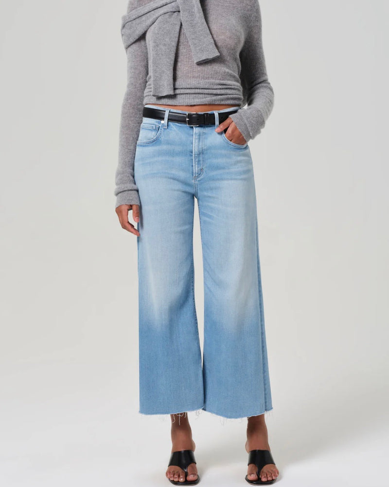 Citizens of Humanity Lyra Wide Leg Crop in Belmont