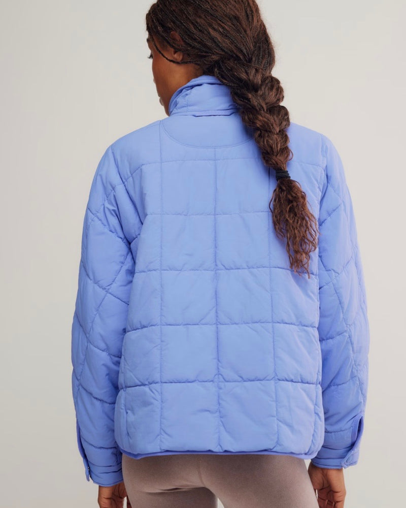 Free People Pippa Packable Puffer Jacket in Pulse