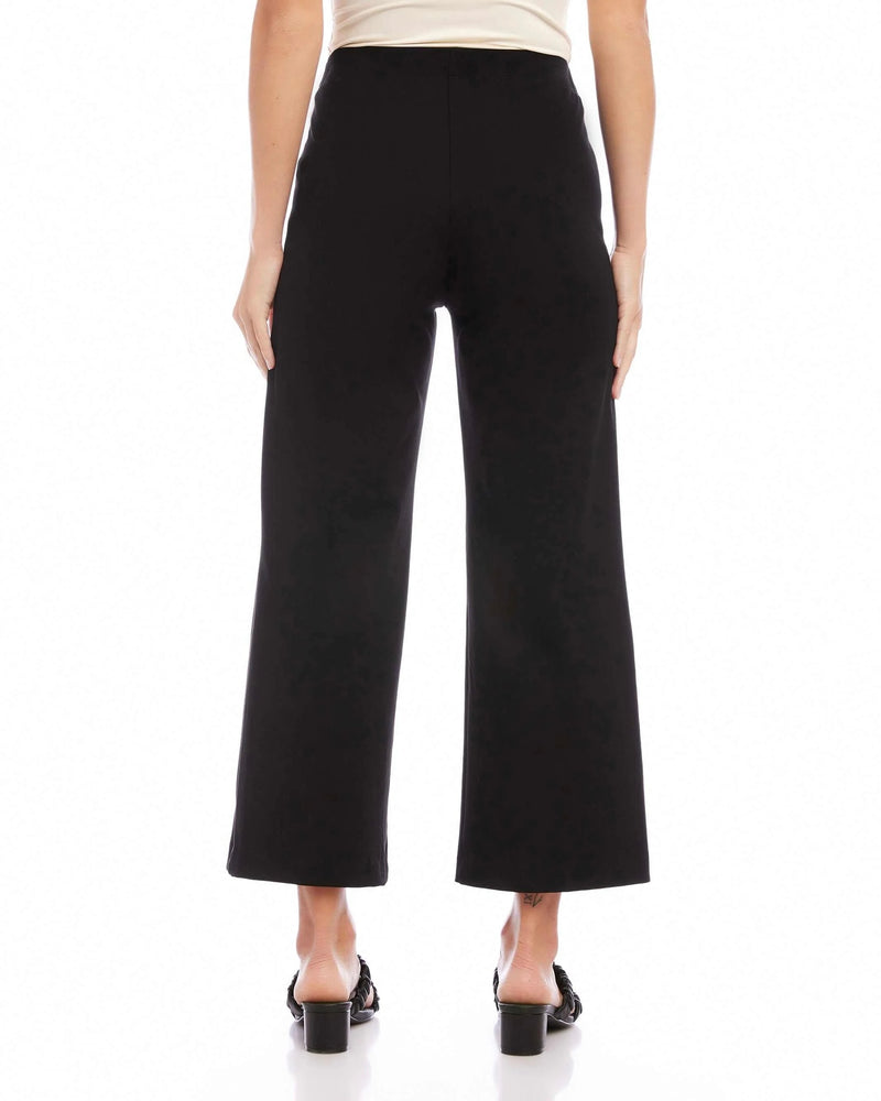 Wide-Leg Cropped Pants