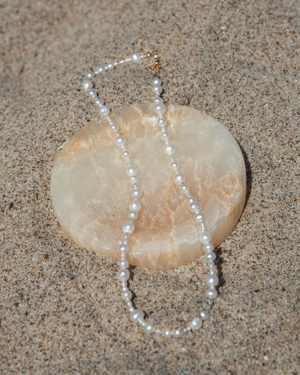 James Johnson Asymmetrical Freshwater Pearl Necklace