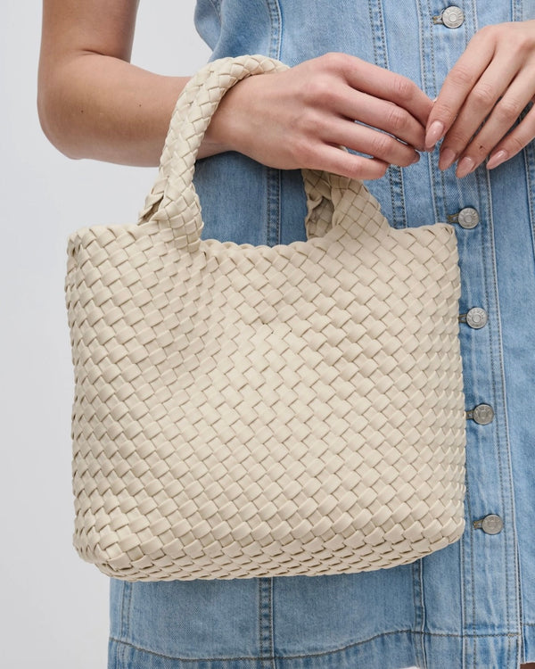 Sol and Selene Sky's The Limit Small Woven Neoprene Tote