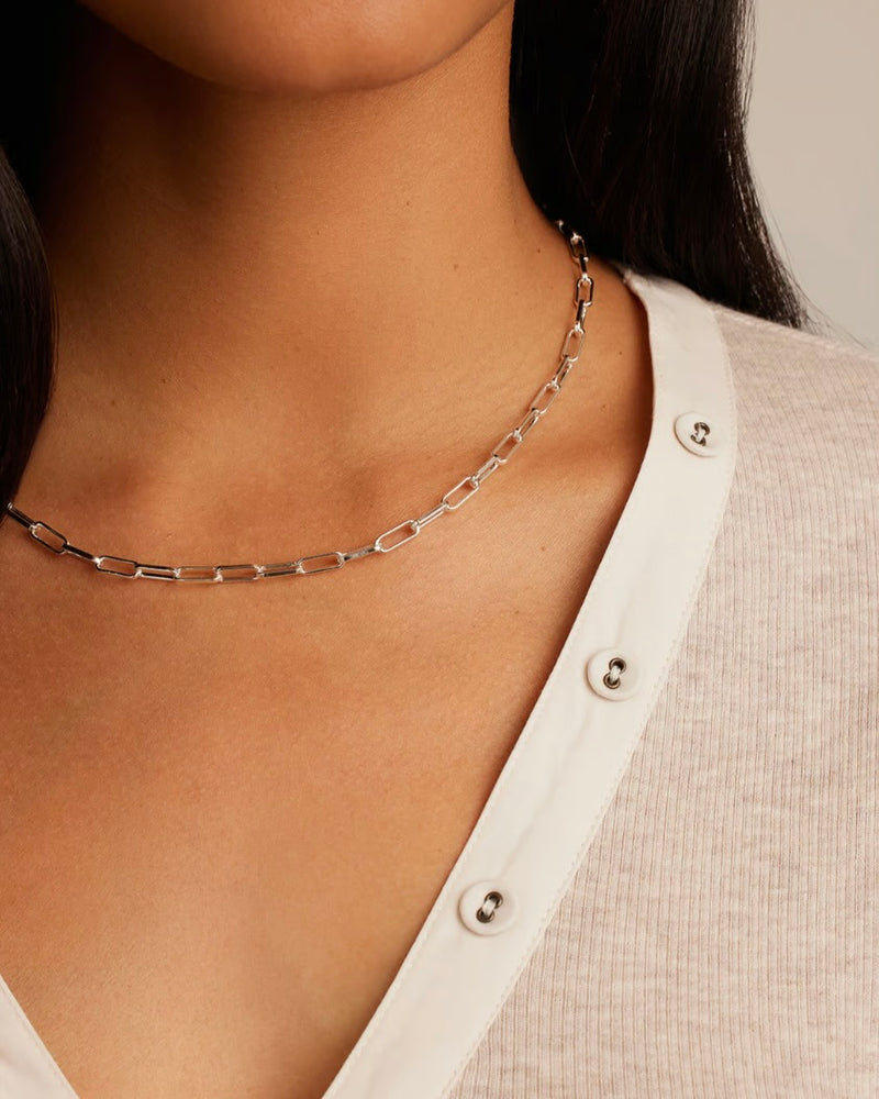 Gorjana Parker Necklace Silver