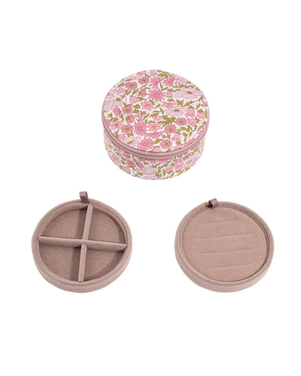 Bon Dep Liberty Round Jewelry Box - Poppy and Daisy