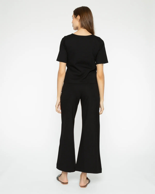 Ripley Rader Ponte Knit Wide Leg Pant Cropped