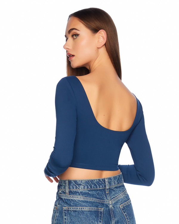 Susana Monaco Scoop Back Crop Top