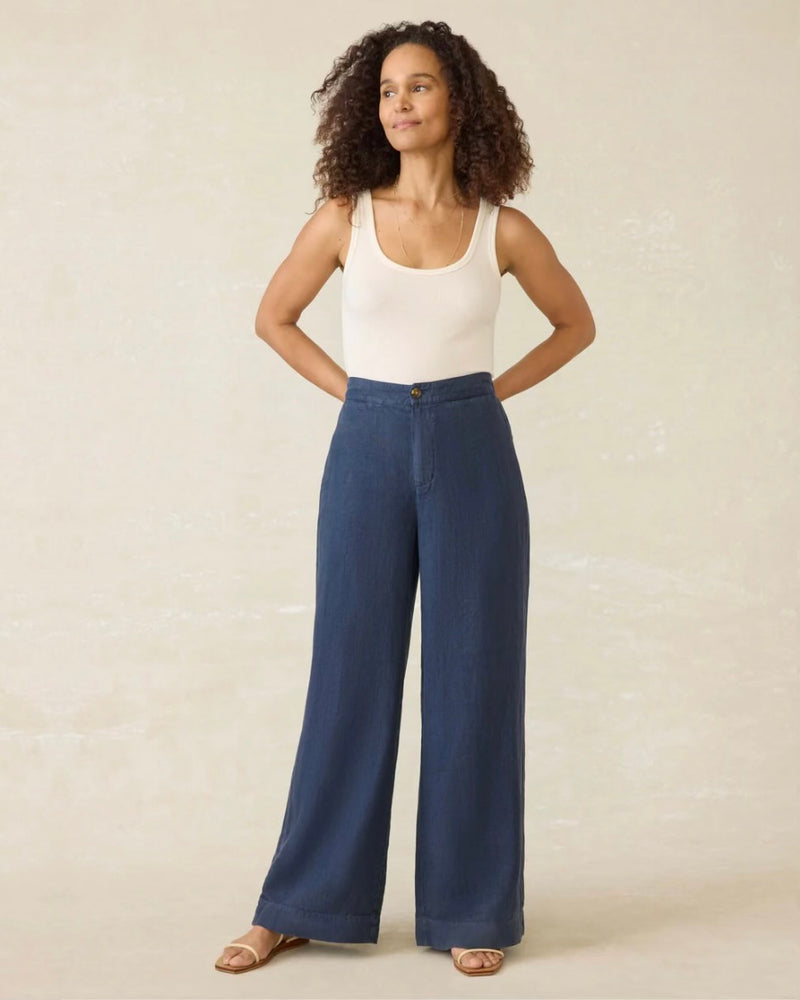 Faherty Sun Strider Linen Pant