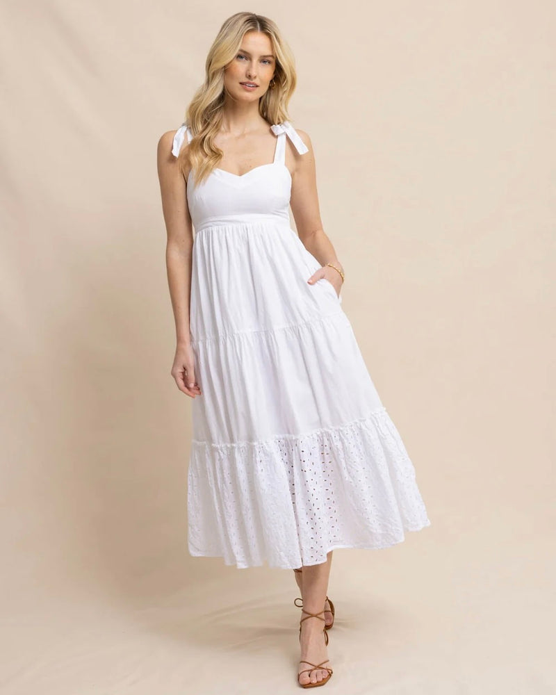 Southern Tide Sylvie Eyelet Maxi Dress