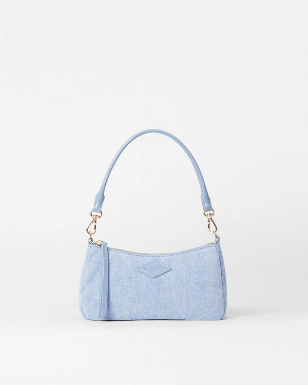 MZ Wallace Mini Chelsea Shoulder - True Light Denim
