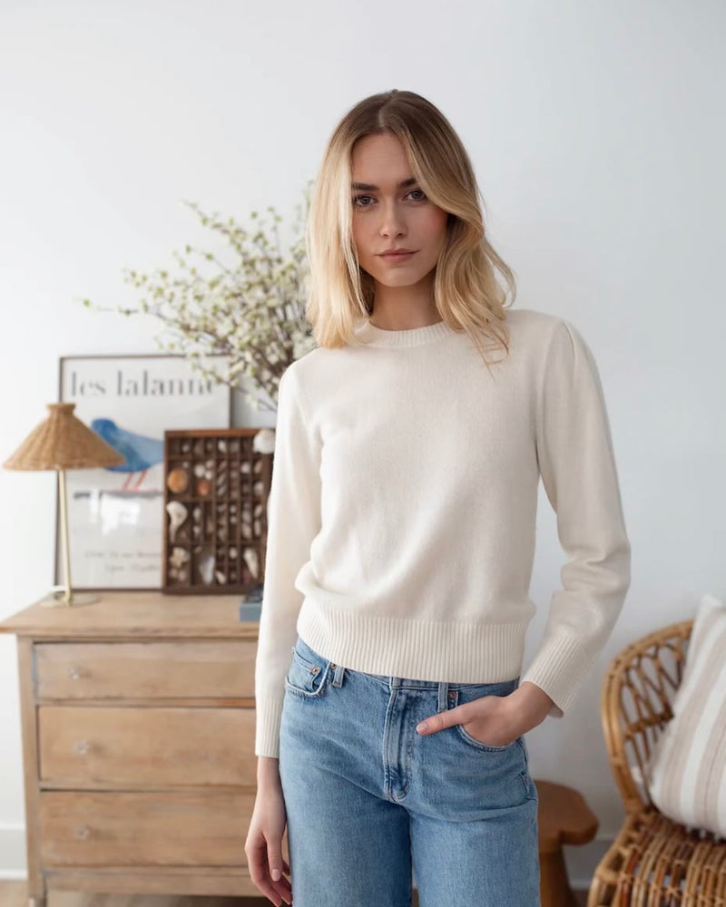 Marea Puff Sleeve Crew