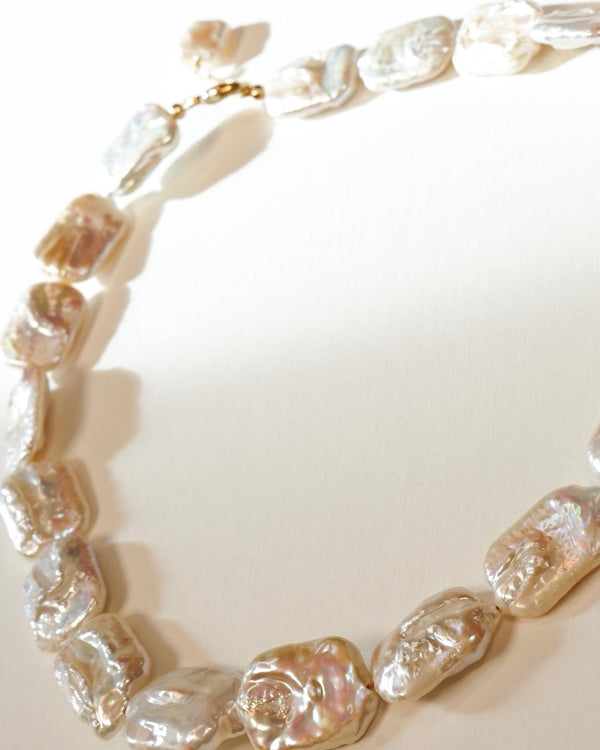 James Johnson Rectangle Pearl Necklace