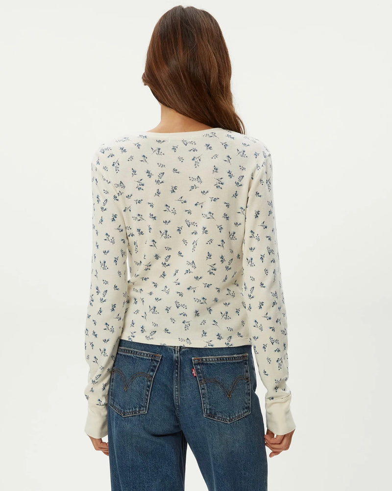 Michael Stars Palmer Printed Crop Tee