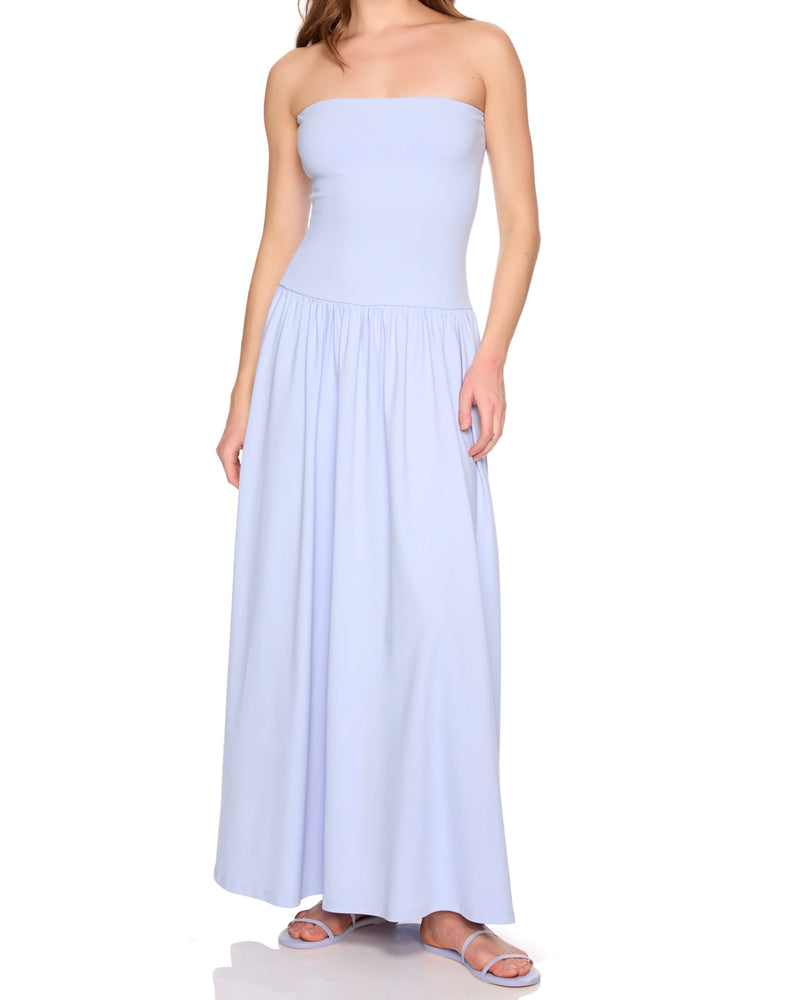 Susana Monaco Tube Drop Waist Maxi Dress 42