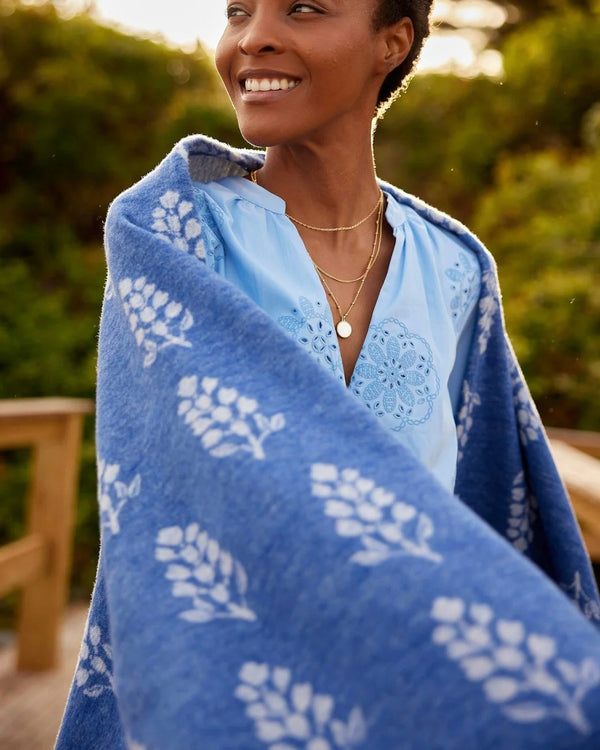 Chappy Wrap Texas Bluebonnets Lightweight Blanket