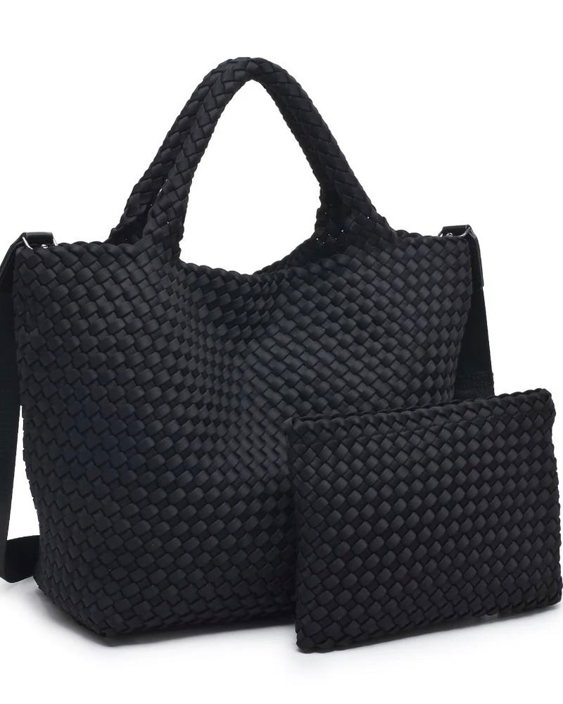 Sol and Selene Sky's The Limit Medium Woven Neoprene Tote