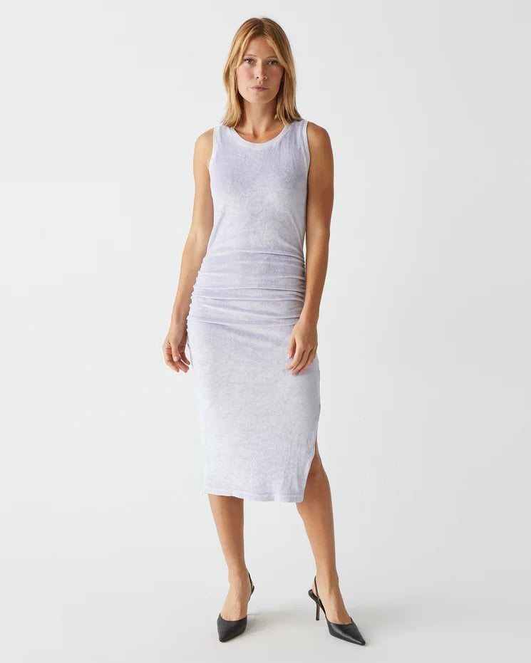 Michael Stars Knit Velvet Stacey Ruched Midi