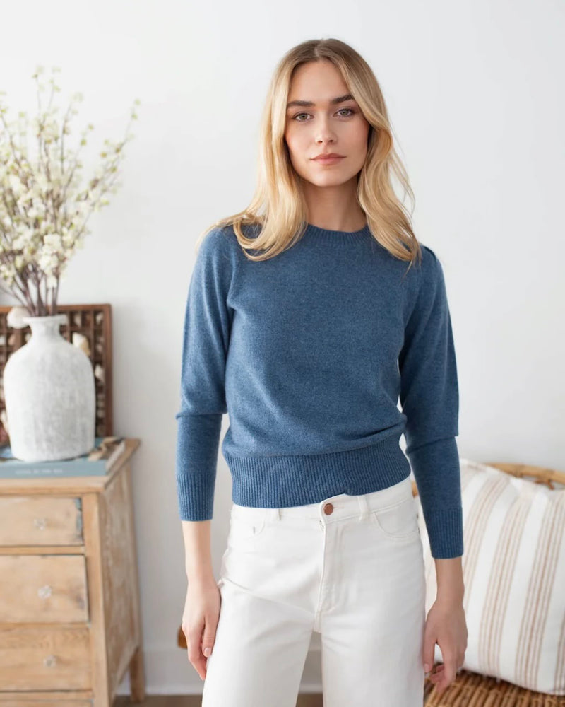 Marea Puff Sleeve Crew