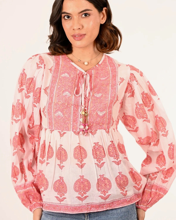 Salrosa Melia Peasant Blouse