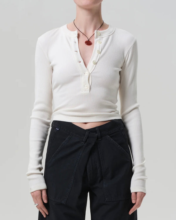 Citizens of Humanity Varra Henley in Pashmina