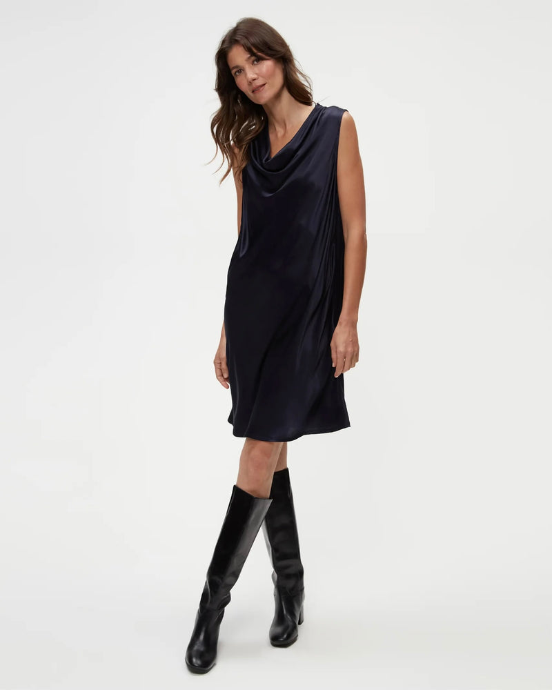 Michael Stars Tessa Cowl Neck Mini Dress