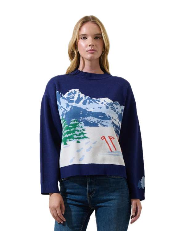 Mystic Mountain Knit Sweater