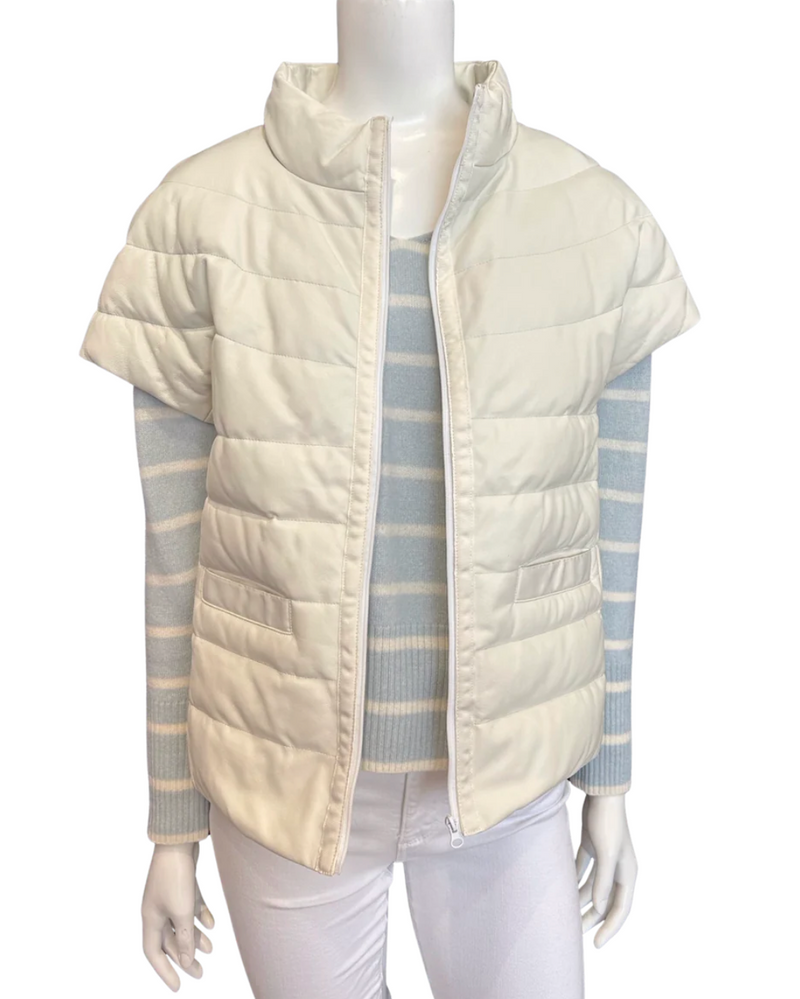 Cortland Park Palm Beach Puffer Leather