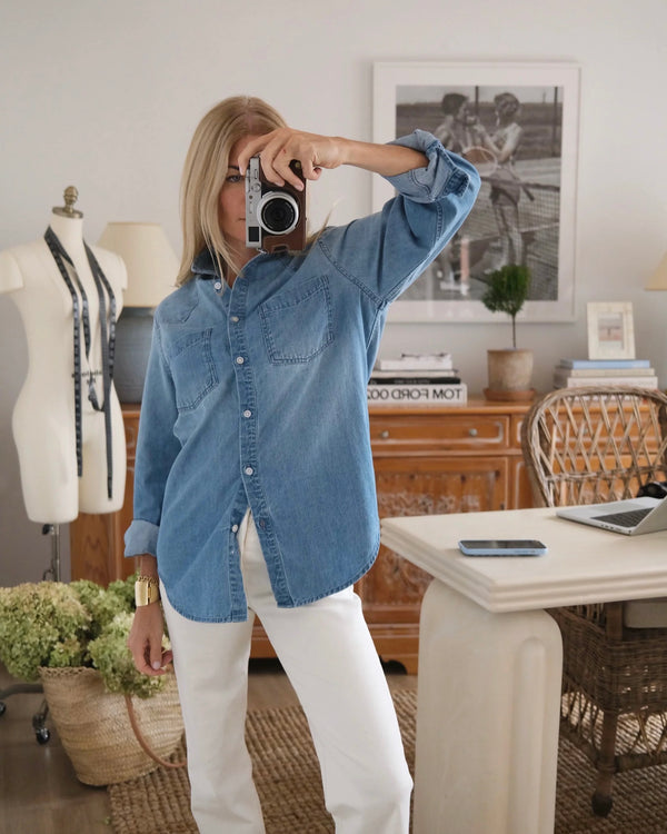 Marea Western Denim Shirt