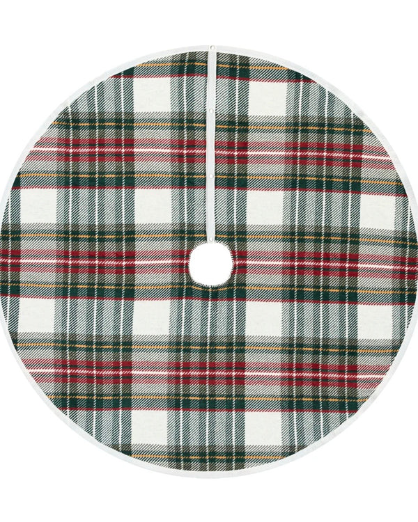 Stewart Plaid Christmas Tree Skirt