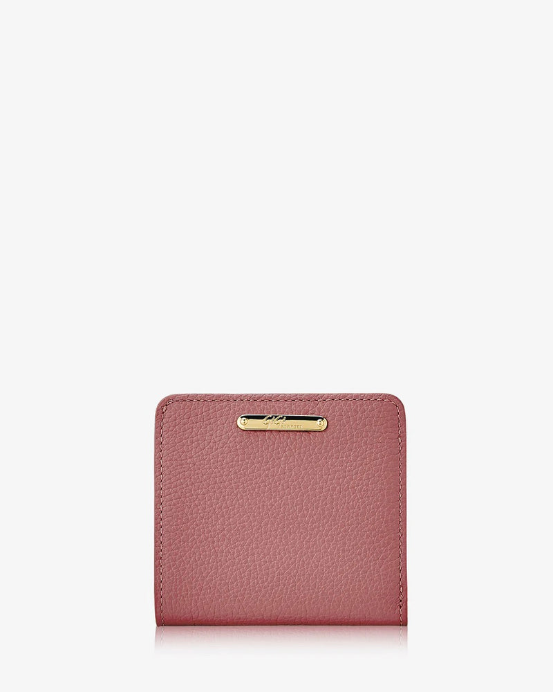 Gigi Pebble Leather Mini Folding Wallet