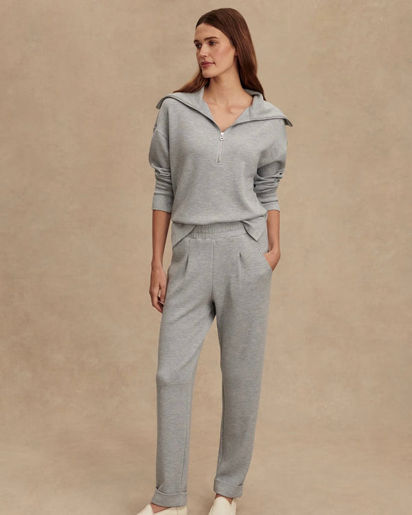 Varley Rolled Cuff Pant 25 in Mid Blue Marl