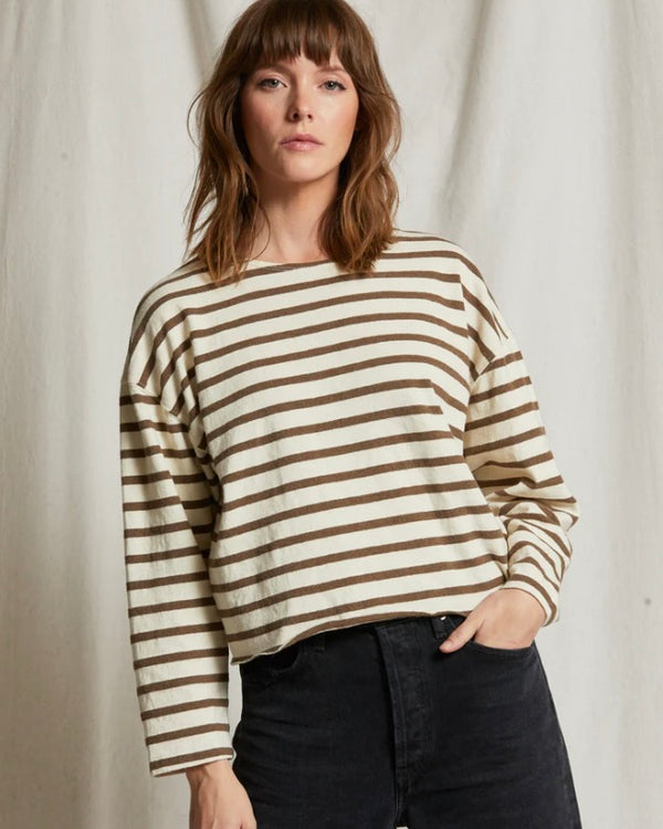 PWT Taylor Recycled Cotton Striped Long Sleeve