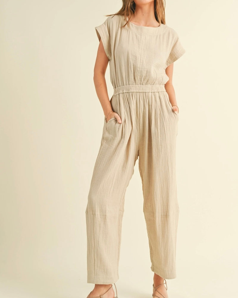 Washed Gauze Jumpsuit