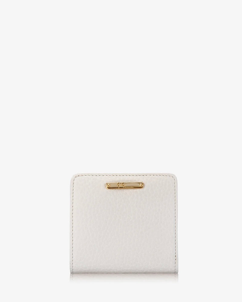 Gigi Pebble Leather Mini Folding Wallet