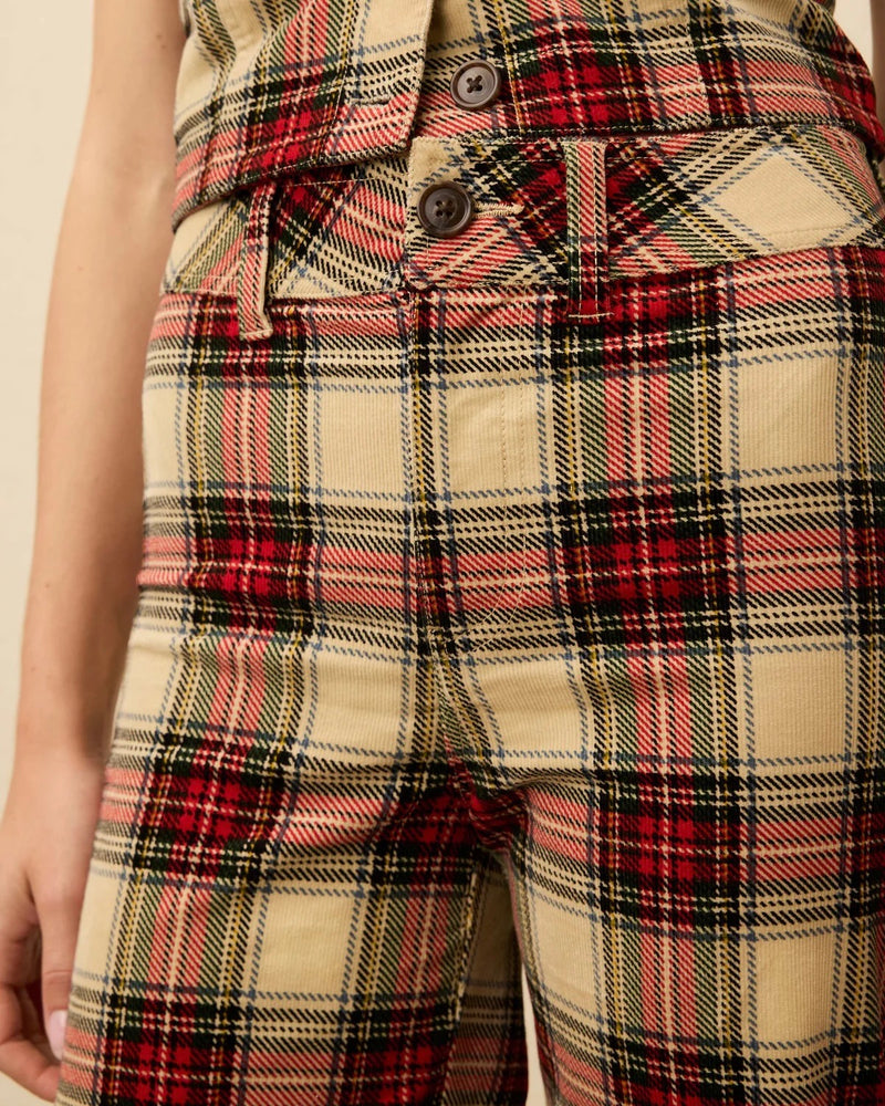 Faherty High Ridge Corduroy Pant in Winterstone Plaid