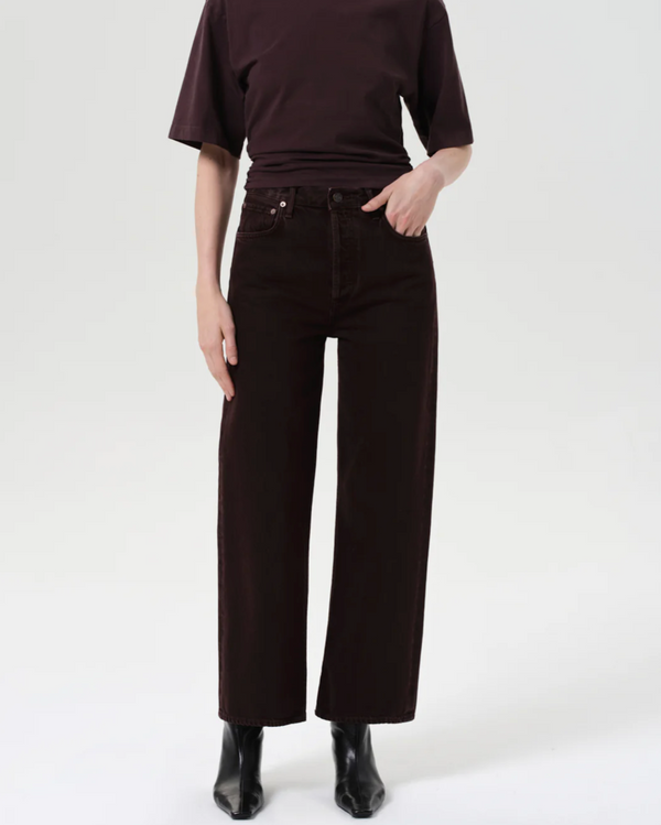 AGOLDE Ren Jean in Sloe Berry