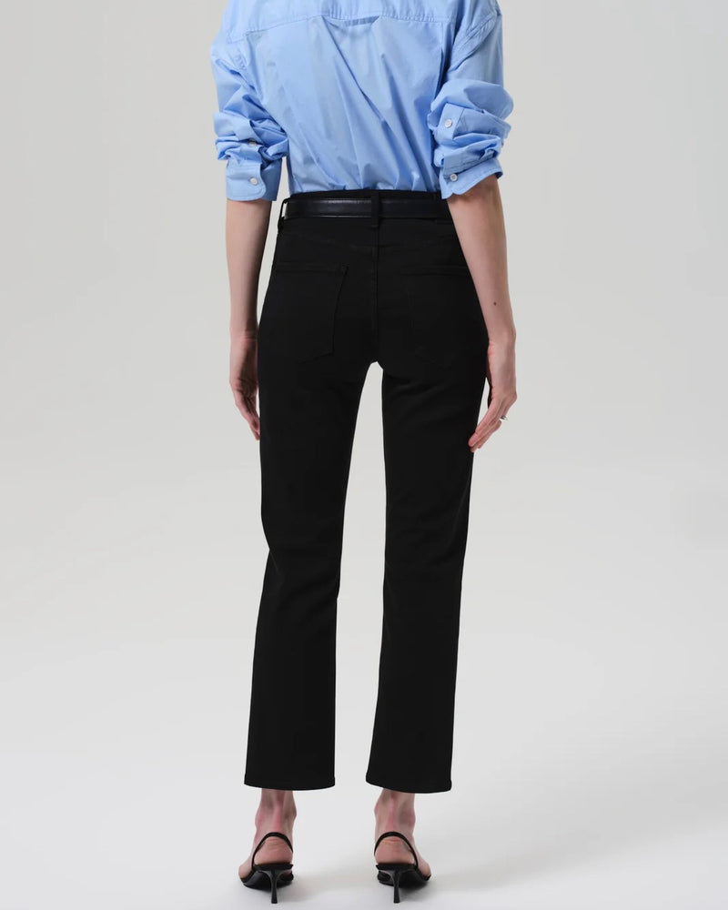 Citizens of Humanity Isola Cropped Boot in Plush Black